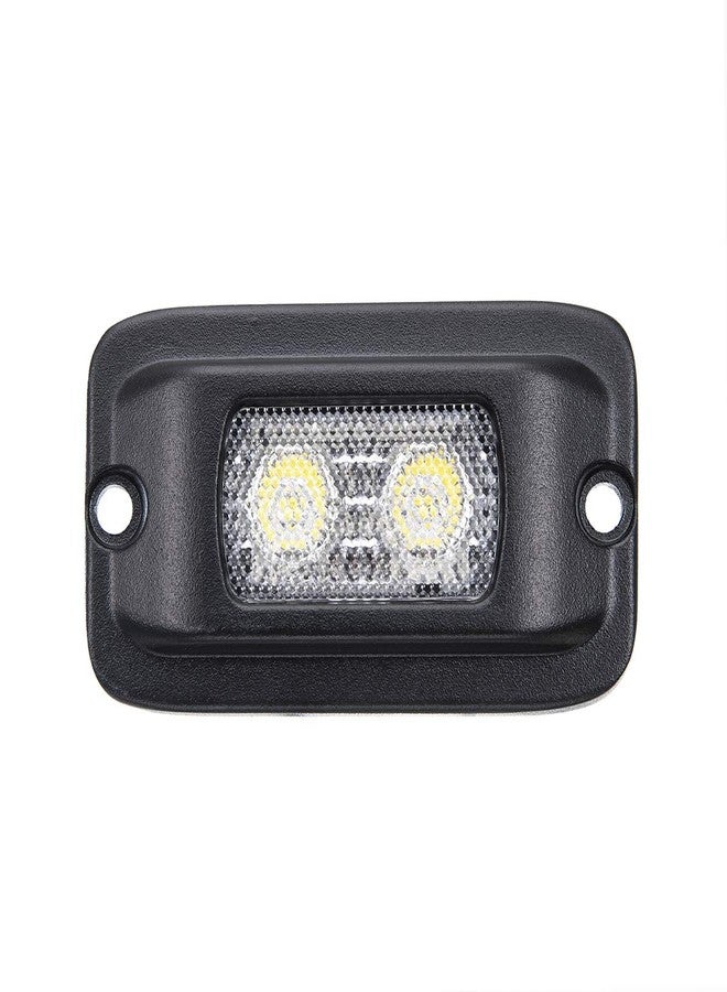 Raycharm 4.3" Flush-Mount Off-road LED Light, 6000K Cool-White, 90° Wide Flood Beam, Reverse & Backup Light for Jeep, Truck, UTV, ATV, IP68 Waterproof/Shockproof, 12V/24V, 2-Pack - Image 5